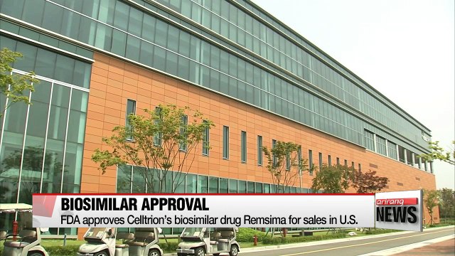 FDA approves Celltrion’s biosimilar drug Remsima for sales in U.S.