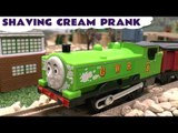 Thomas and Friends Happy Trains Shaving Cream Prank Thomas The Tank Engine Duck Gordon Toy Trains