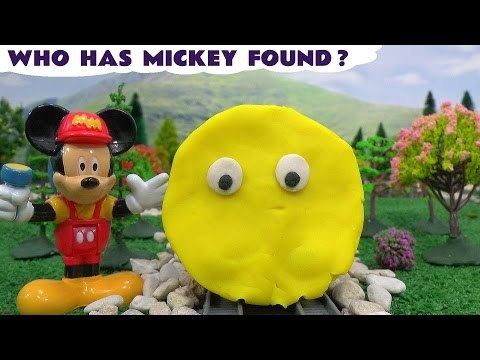 Mickey Mouse Play Doh Thomas and Friends Guessing Game Toy Train Thomas Y Sus Amigos Playdough