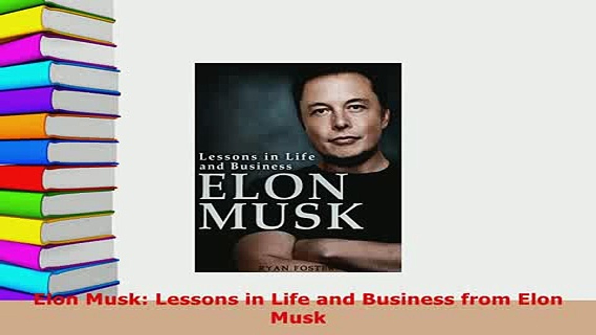 ⁣PDF  Elon Musk Lessons in Life and Business from Elon Musk Free Books