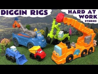 Thomas The Train Play Doh Diggin Rigs Accident Crash Rescue Lego Surprise Eggs Toy Story Peppa