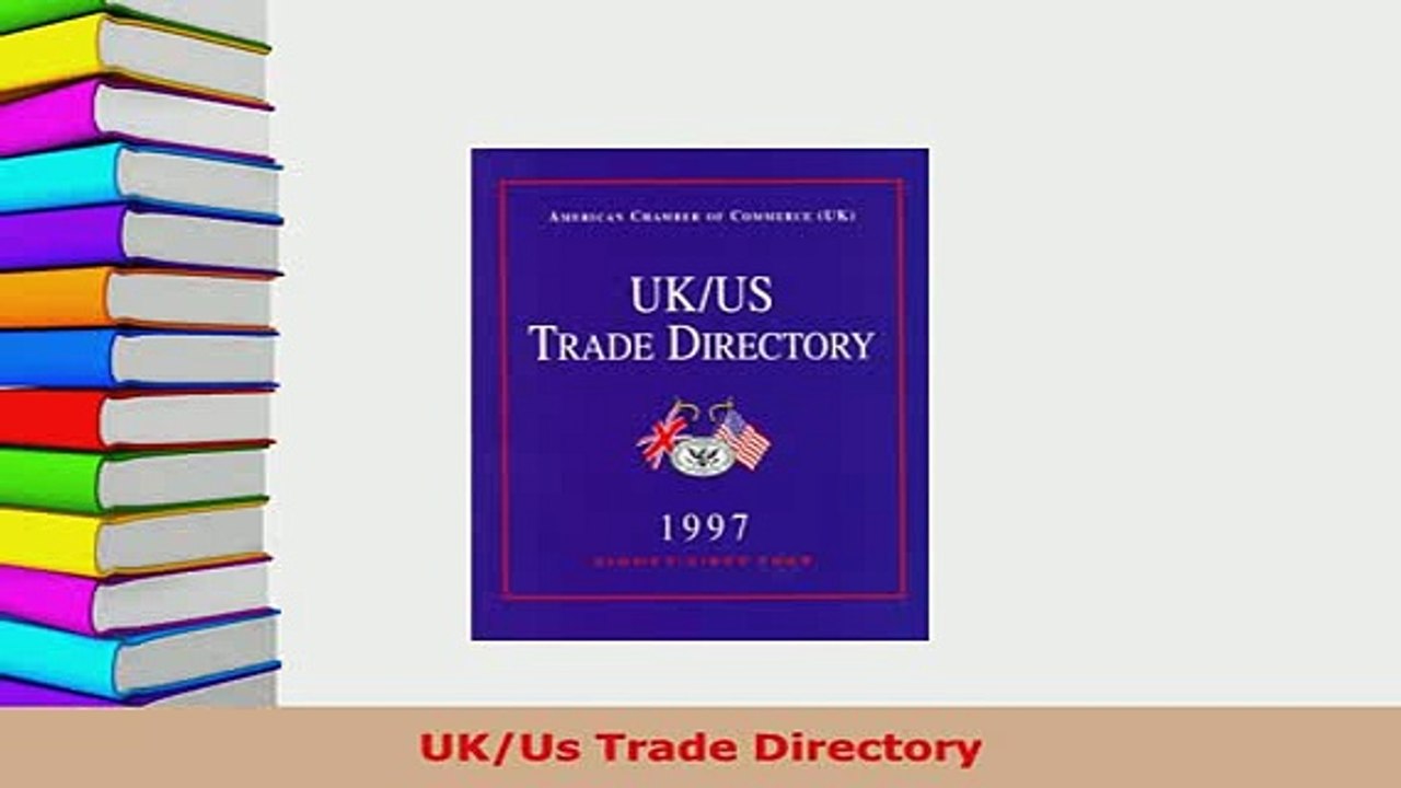 PDF  UKUs Trade Directory Download Full Ebook
