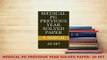 PDF  MEDICAL PG PREVIOUS YEAR SOLVED PAPER 20 SET Free Books