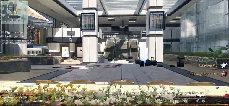 MW2 hacker cheating to somewhat fitting music