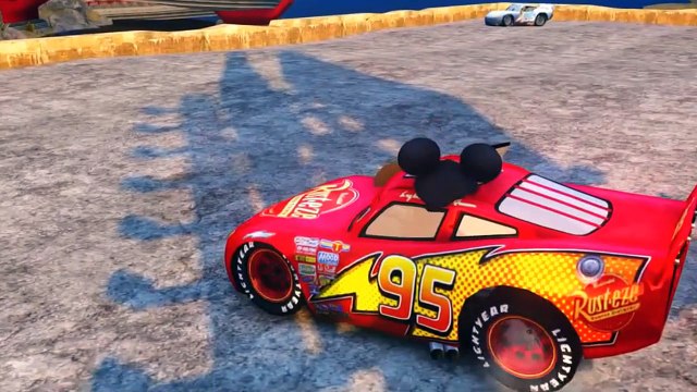 Cars Spiderman Nursery ♪ A sailor went to sea ♪ CARS Sheriff Woody & Mickey Mouse