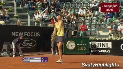 ►HD◄ Maria Sharapova vs Samantha Stosur | Rome 2011 Highlights