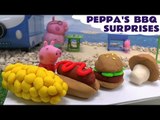 Peppa Pig Play Doh BBQ Surprise Eggs Thomas and Friends Disney Cars Frozen Mermaid Lalaloopsy Toys