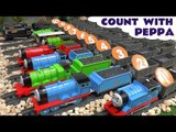 Peppa Pig Thomas and Friends Play Doh Learn To Count 123 Sesame Street Cookie Monster Counting
