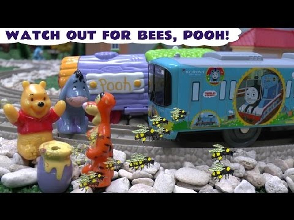 Thomas The Train Disney Winnie-The-Pooh Tigger Eeyore Piglet Bees Tomy Train Thomas Y Sus Amigos