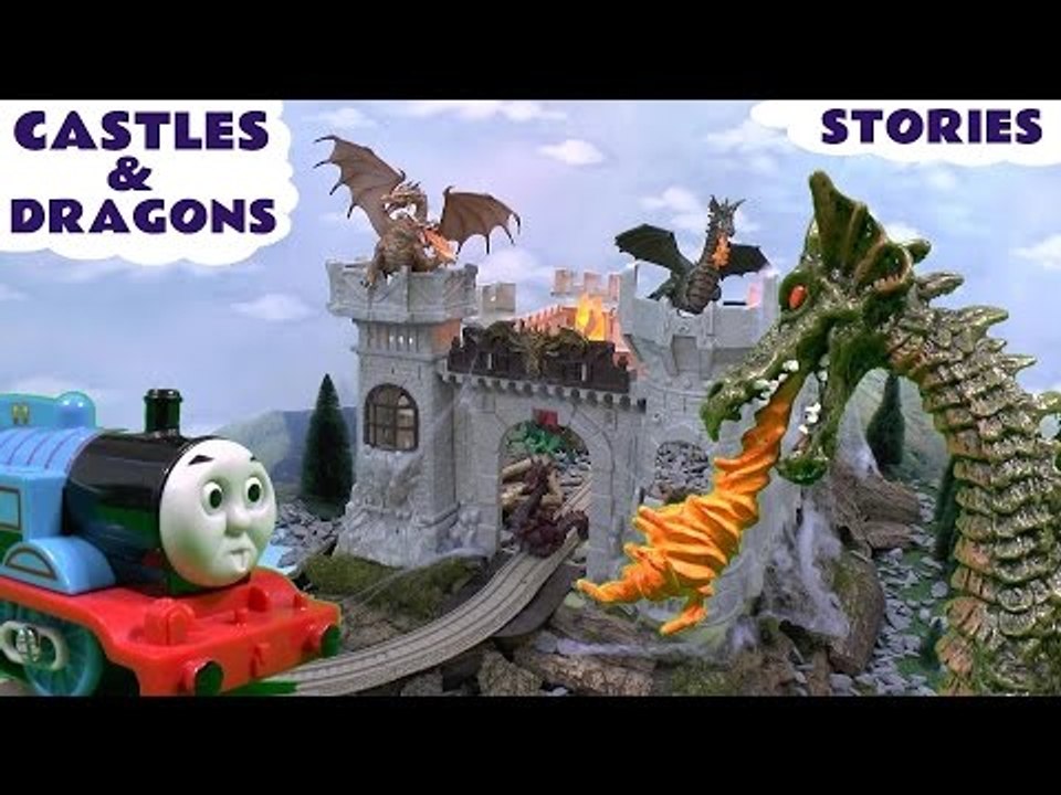 Thomas and Friends Castles Dragons Play Doh Surprise Eggs Hot Wheels Smurfs Toy Stories