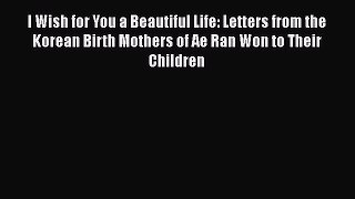 [PDF] I Wish for You a Beautiful Life: Letters from the Korean Birth Mothers of Ae Ran Won