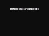 Read Marketing Research Essentials Ebook Free