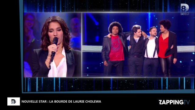 Nouvelle Star 2016 : L’énorme bourde de Laurie Cholewa qui annonce le mauvais candidat sauvé par le public (Vidéo)