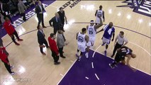DaMarcus Cousins Shoves Gerald Henderson | Blazers vs Kings | April 5, 2016 | NBA 2015-16 Season