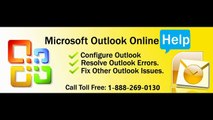 Outlook 1-888-269-0130 Online Technical Support Number