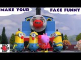 Thomas and Friends Peppa Pig Play Doh Funny Minions Toys Red Nose Day Make Your Face Funny