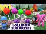 Pocoyo Play Doh Surprise Eggs Lollipops Cars Thomas and Friends Tom and Jerry Smurfs Play-Doh Toys