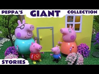 Video herunterladen: Giant Peppa Pig Story Video Play Doh English Episodes | Thomas The Train Surprise Eggs Pepa Toys