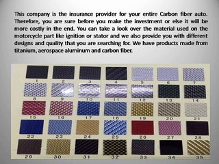 Why to buy carbon fiber from CL product