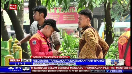 Download Video: 10 Feeder Bus Transjakarta Siap Berangkat dari Stasiun Tebet