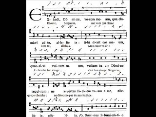 Introitus Exaudi Domine, Dominica VII Paschae (7è dimanche du T. Pascal)