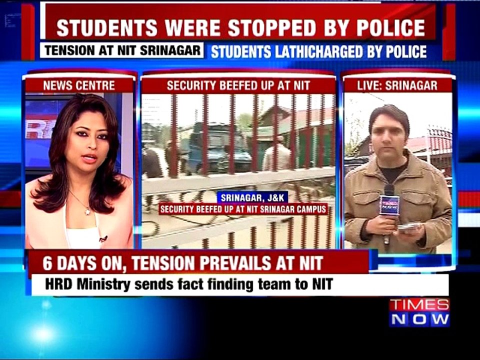 Security Tightens At NIT Campus | Students Clash With Police