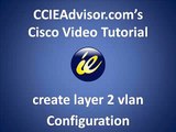 Learn how to create a Layer 2 VLAN (for Data) configuration on Cisco IOS from ccieadvisor.com