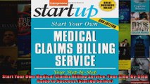 Start Your Own Medical Claims Billing Service Your StepByStep Guide to Success StartUp