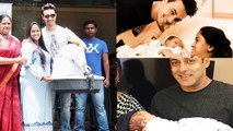 Salman Khan’s sister Arpita Khan Sharma leaves the hospital with baby Ahil