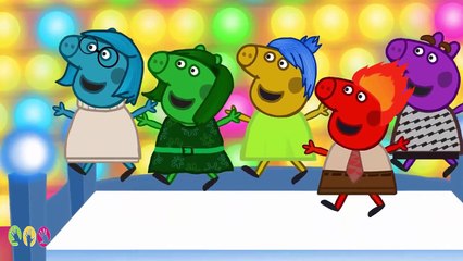 Finger Family Song | Peppa Pig Jumping on the Bed - Nursery Rhymes Lyrics For Children ♪ Kids Songs