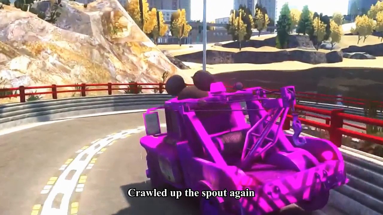 Spiderman Songs Lyrics ♫ The Eensy Weensy Spider ♫ Rayo DINOCO & Lightning MCQUEEN