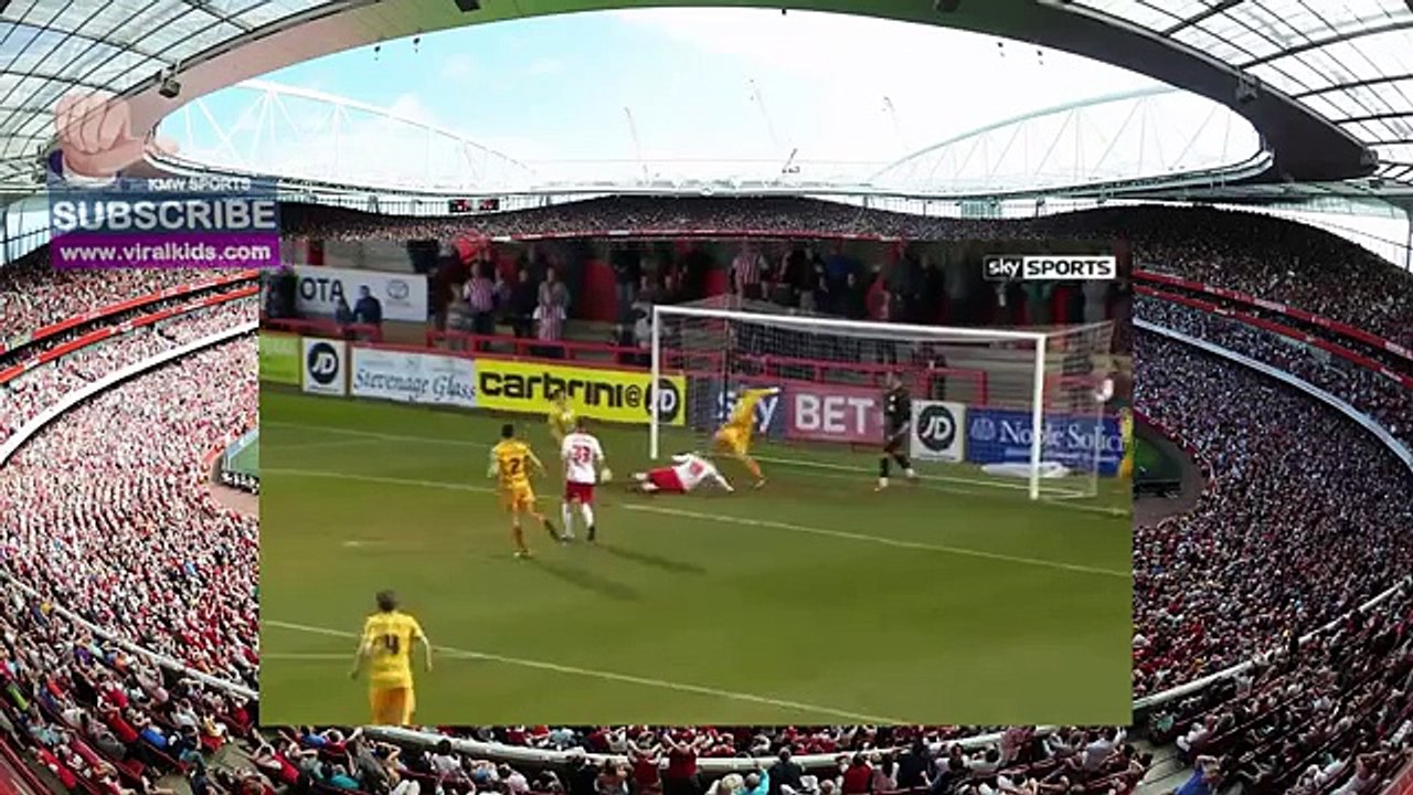 Football Highlights_ Stevenage vs Yeovil (0-0)   Championship match 5_4_2016 - 5th April 2016