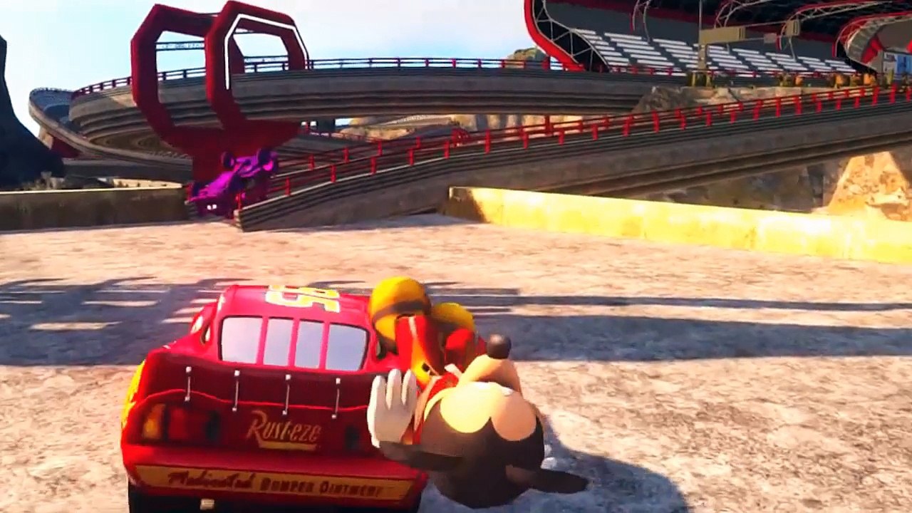 Spiderman vs Hulk Kids Songs ♪ To Market To Market ♪ MCQUEEN & MATER Race TIME HD