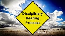 Disciplinary Hearing Process.wmv