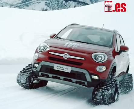Fiat 500 X con orugas, ¡nada puede pararle!
