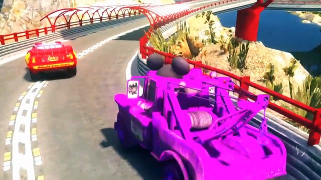 Spiderman Car For Kids - The Mulberry Bush - CARS Sheriff Woody & Mickey Mouse