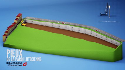 Les différentes phases du chantier des Terrasses de la Falaise à Boulogne-sur-Mer