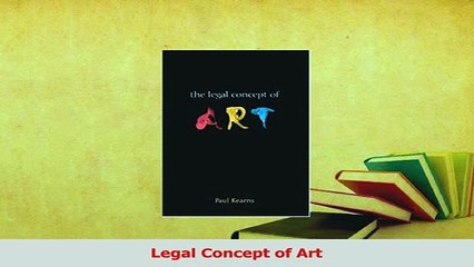 Read  Legal Concept of Art Ebook Free