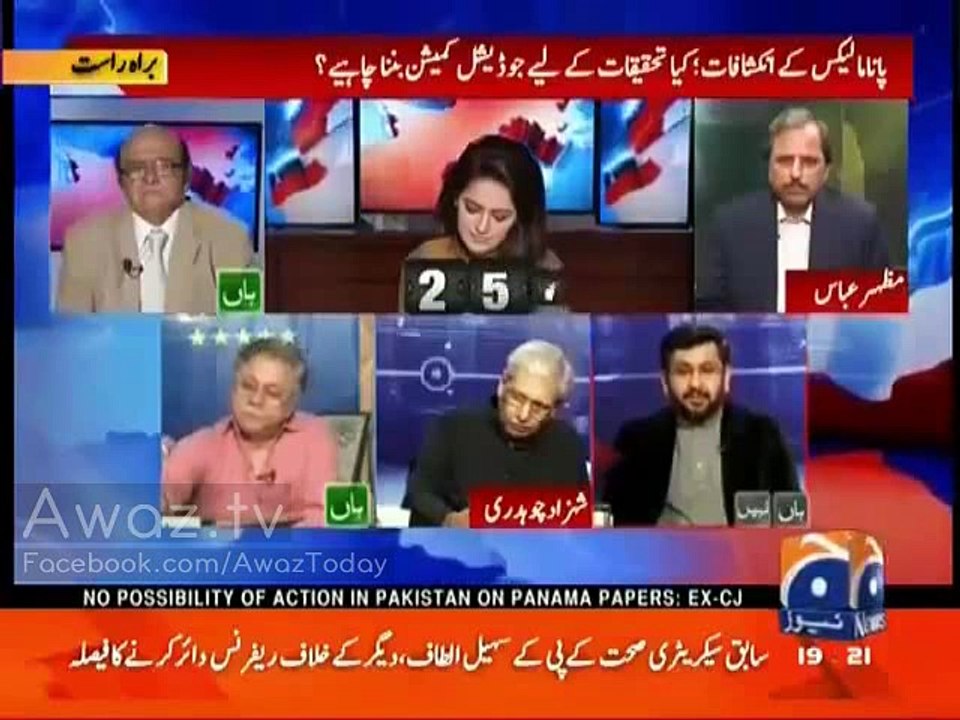 Nawaz Sharif ko akhlaaqi tor pr khud apnay aap ko sza deni chahye nahi tu -  Saleem Safi