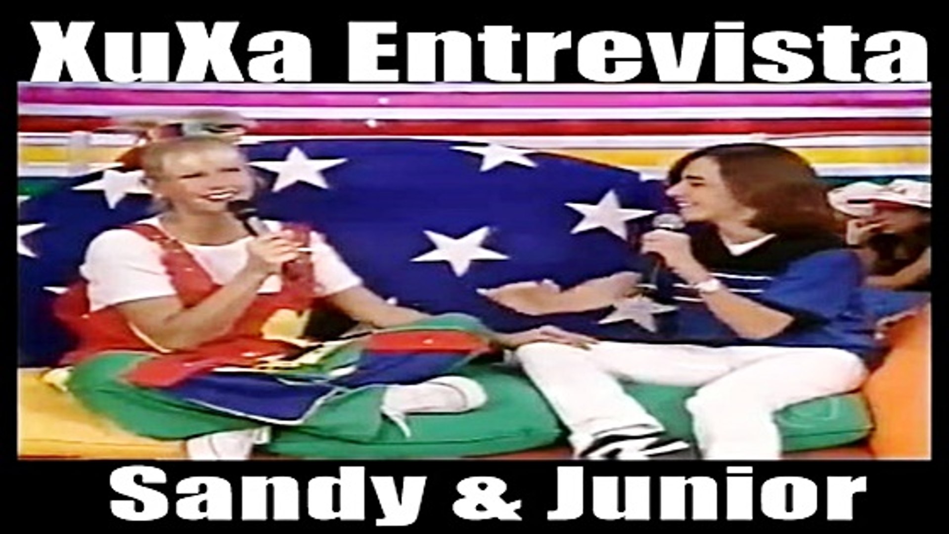 xuxa entrevita - sandy e junior