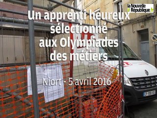 VIDEO.Un apprenti sélectionné aux Olympiades France