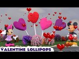 Valentine's Day Play Doh Surprise Egg Valentine Lollipops Disney Mickey Mouse Shopkins Toys Dough