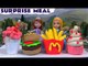 McDonalds Play Doh Surprise Meal Sofia The First Minions Dancing Princess Sofia Amber Thomas Train