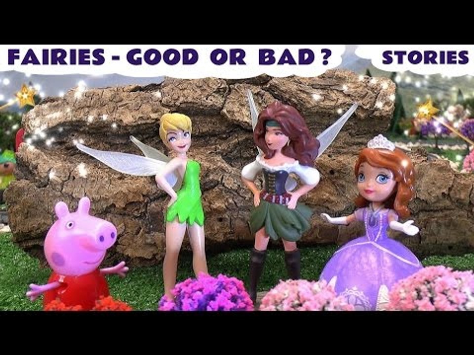 Peppa Pig Fairies Good or Bad Stories Play Doh Sofia The First Frozen Elsa Princess Anna Thomas Toys