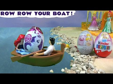 Mermaid Princess Ariel Frozen Anna Kinder Surprise Eggs My Little Pony Киндер Сюрприз Cinderella