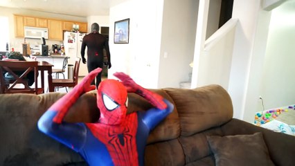 Joker Vs Spiderman Vs Venom In Real Life   Poison Control!
