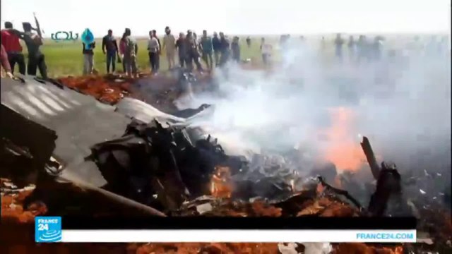 جبهة النصرة تسقط طائرة حربية في ريف حلب الجنوبي