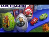 Cars Micro Drifters Kinder Surprise Egg Challenge Scooby Doo Marvel Thor Toy Story Huevo Sorpresa