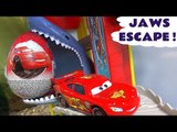 Disney Cars Kinder Surprise Eggs Play Doh Thomas The Train Jaws Shark Escape McQueen Hot Wheels Kids