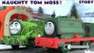 Thomas and Friends Samson Naughty Tom Moss Prank Dinosaur Trucks 5 in 1 Toy Story Train Sets
